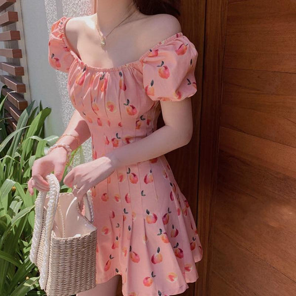 cute strawberry dress Summer Fruit DAD30 Size:UK 12 US 8 The soft fabric and Bump Friendly Dresses for