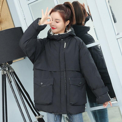 [Pre-Order] JYS Fashion Korean Style Women Winter Jacket and Winter Coat  Collection 185-8820-Black (ETA: 2023-05-31)