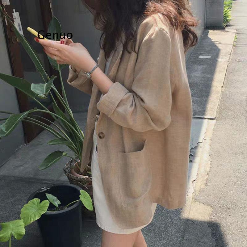 slim fit dress slacks Korean Fashion Cinched Waist Double Breasted Blazer Dress Mini Dress (   The Kawaii Factory