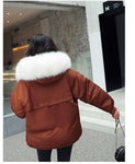 Korean Coat With Furry Hood