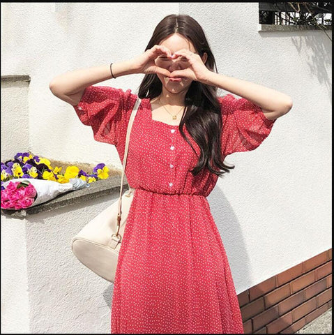 cute korean floral dress Hanbok Women Floral Dress, Korean Modern Hanbok Wrap Style Long Sleeve Dress, Korea Modernized Daily Casual Party Hanbok Dress
