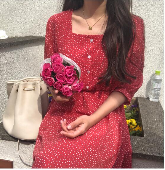Korean Dress Flowery Style | Korean Style Shop Korean Dress Flowery Style | Korean Style Shop