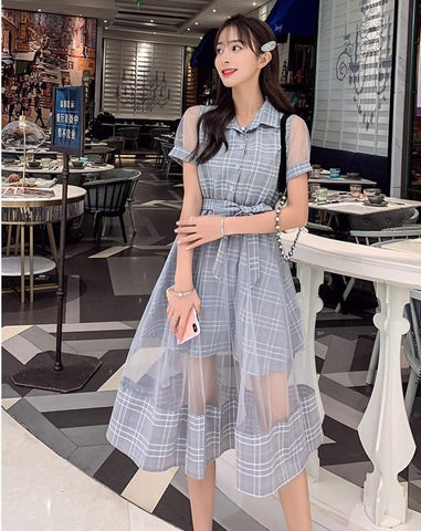 Korean Style Asymmetrical Casual Sage Green Dress For Women Simple Puff  Sleeves, Perfect For Summer, Daily Wear, And Ins Style 230316 From Kong003,  $14.36 | DHgate.Com