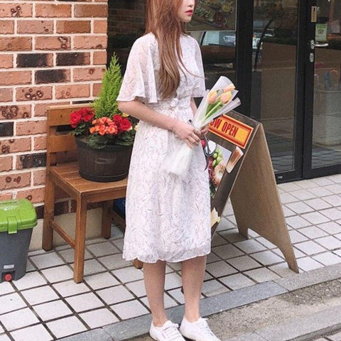Korean Dress With Flower | Korean Style Shop Korean Dress With Flower | Korean Style Shop