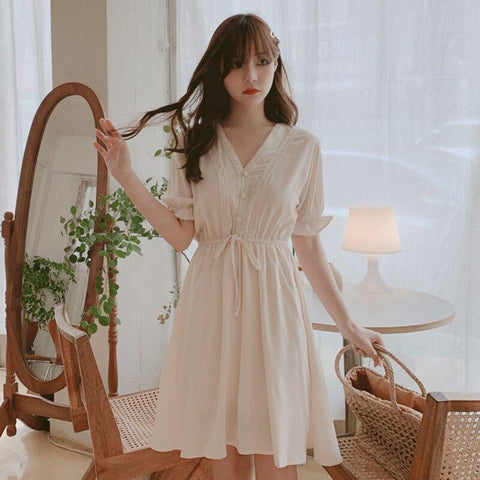 Korean Dress With Lace | Korean Style Shop Korean Dress With Lace | Korean Style Shop