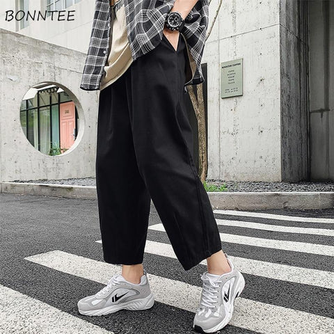 Navy Sweatpants For Men Mens Spring And Summer Casual Pants Mens Wild  Cotton And Linen Loose Linen Pants Korean Version Of The Trend Pants  Straight Tube - Walmart.com