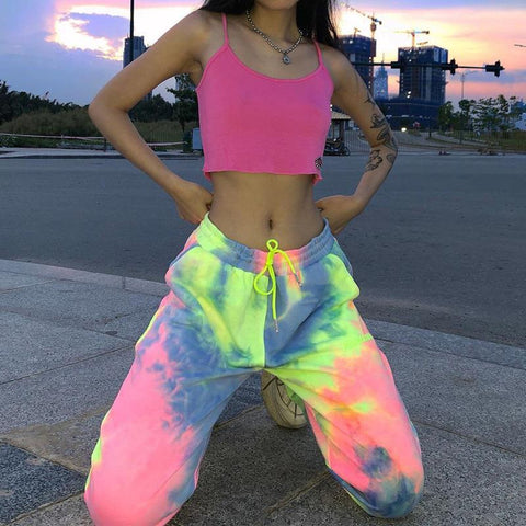 Korean Pants Multicolor Jogging Shorts