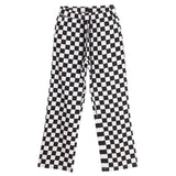 Korean Pants Vintage Checkerboard