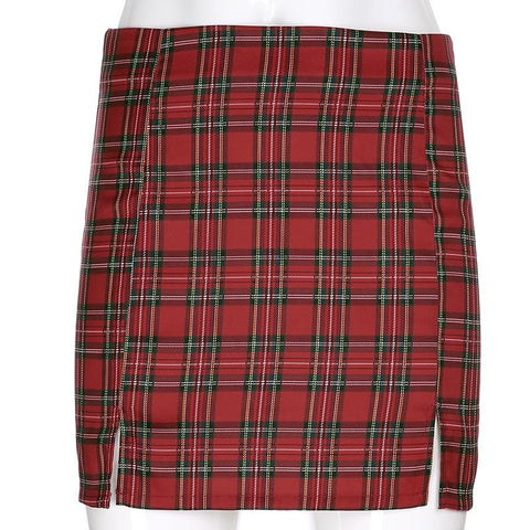 Korean Skirt Red