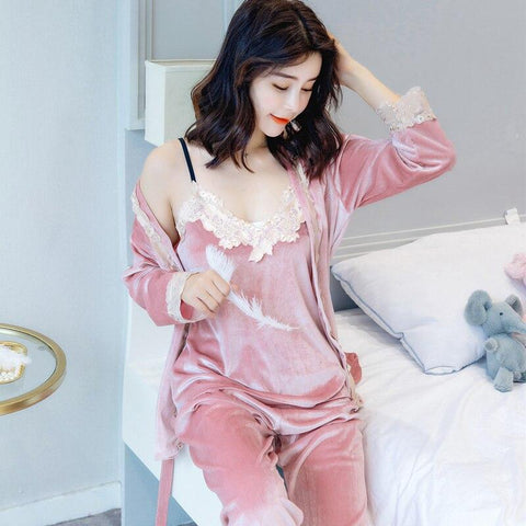 Korean Sleepwear Pink Tradition