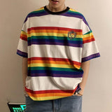 Korean T Shirt Rainbow